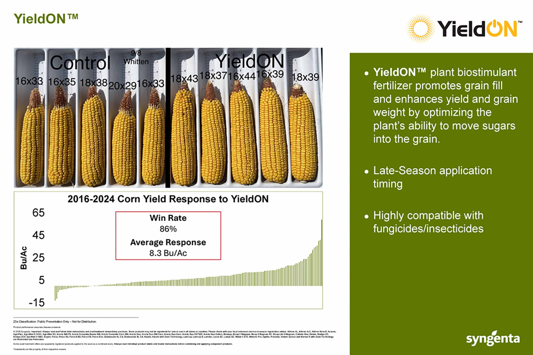 CP Storyboard - YieldON��� : Biostimulant for Corn
