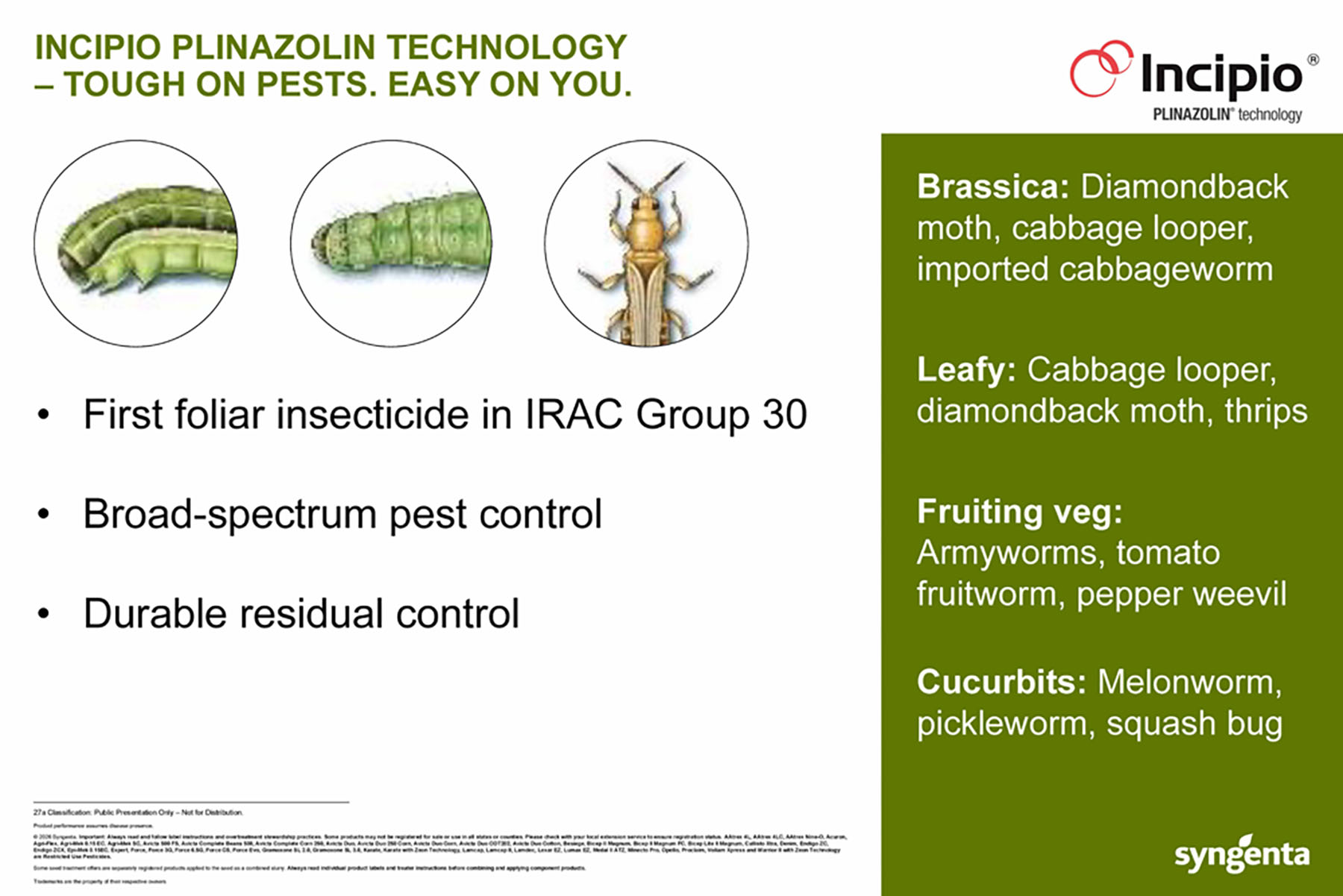 CP Storyboard - Incipio�� PLINAZOLIN�� technology - TOUGH ON PESTS. EASY ON YOU.